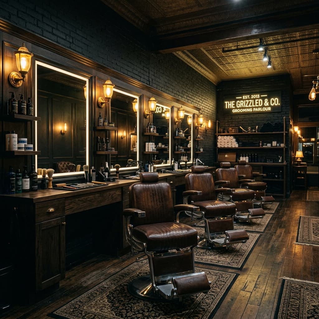 Gunting Nusantara Barbershop Interior